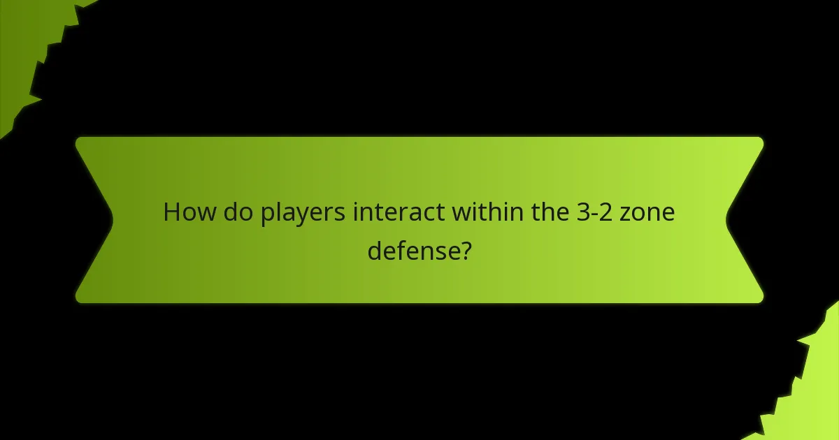 How does the 3-2 zone defense assess opponent strategies?