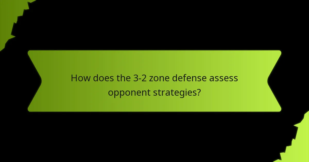 What are the tactical advantages of the 3-2 zone defense?