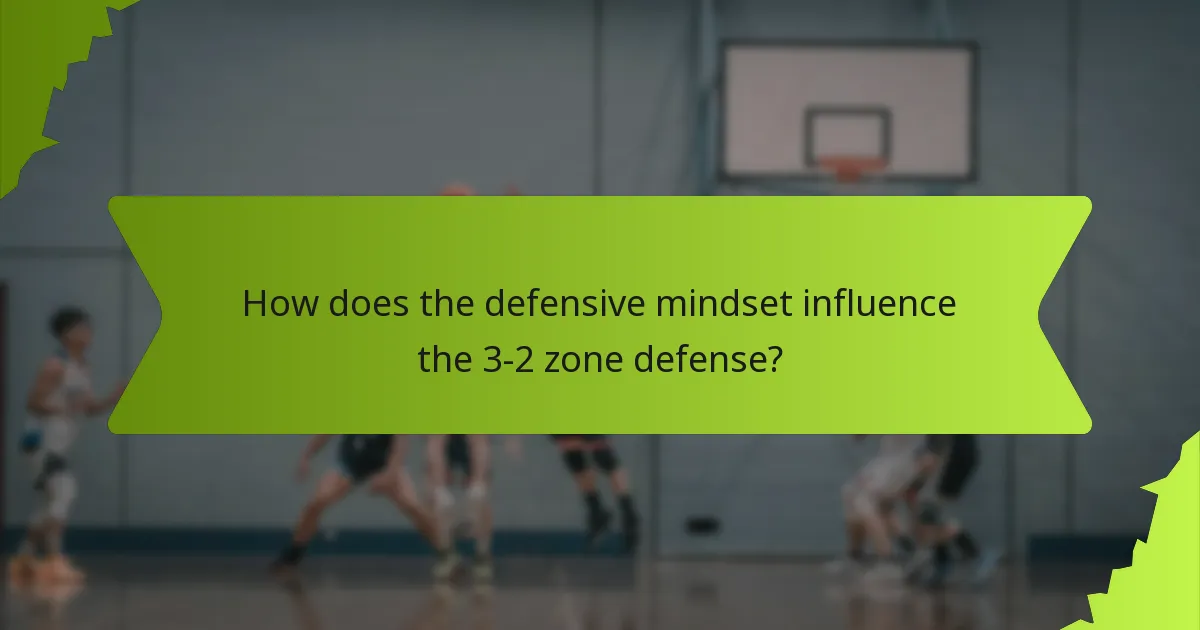What are the player roles in the 3-2 zone defense?