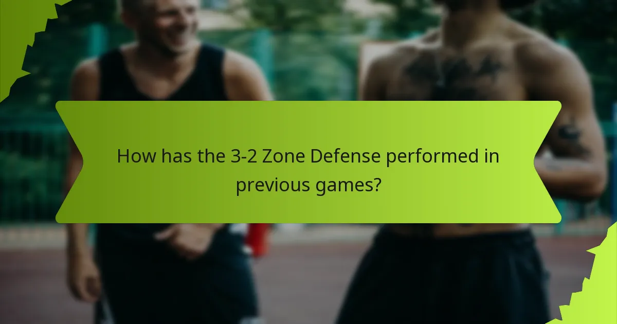 What common mistakes occur when using the 3-2 Zone Defense?
