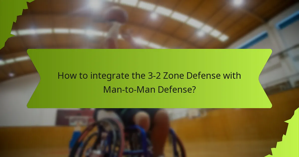 What are Hybrid Defensive Strategies involving the 3-2 Zone?
