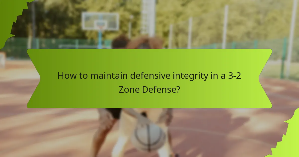How to position players optimally in a 3-2 Zone Defense?