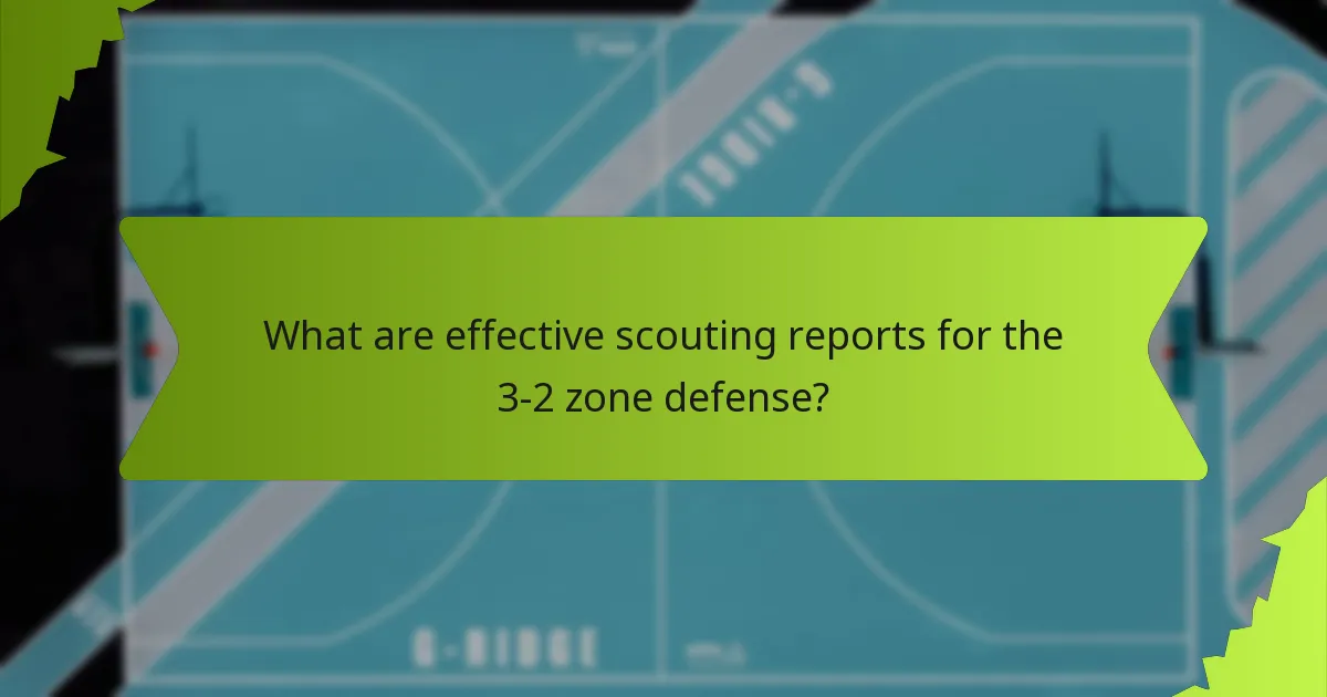 What are the best game plans for implementing the 3-2 zone defense?