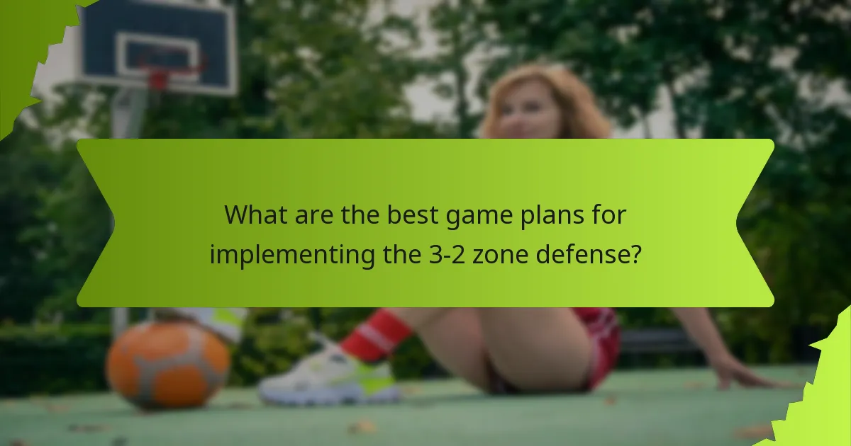 How does the 3-2 zone defense compare to other defensive strategies?