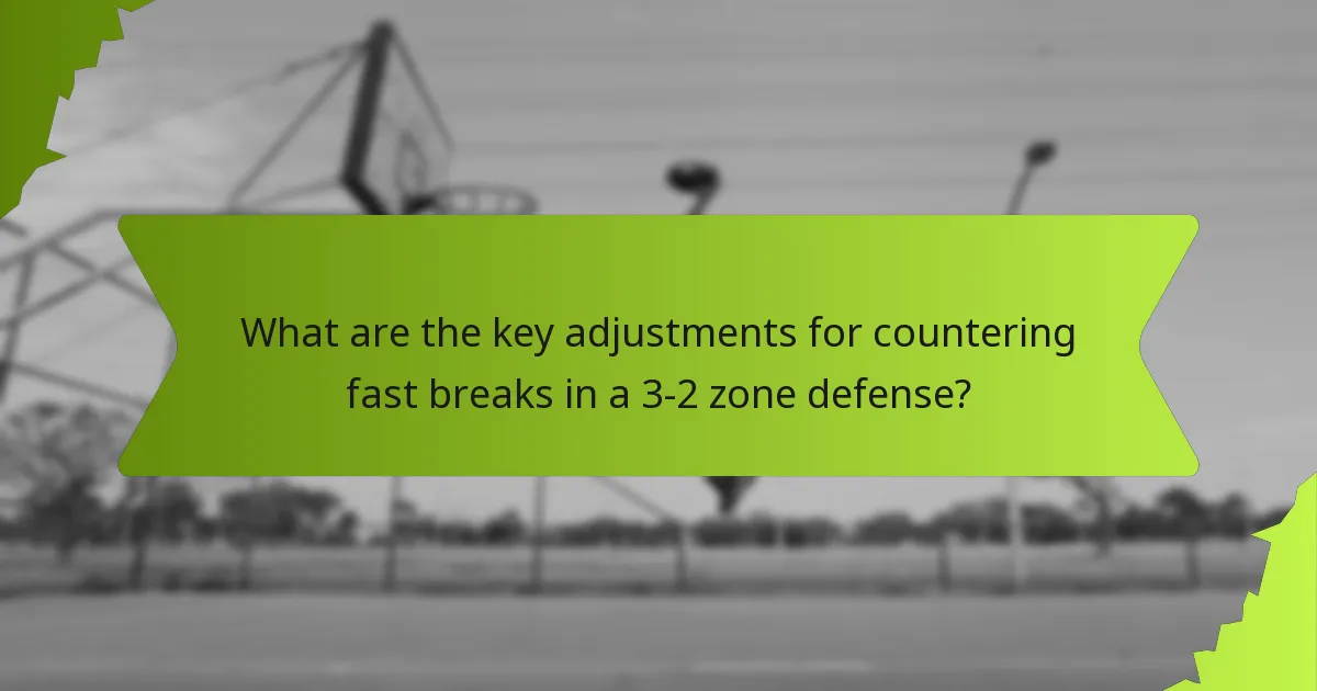 When should alignments be changed in a 3-2 zone defense?