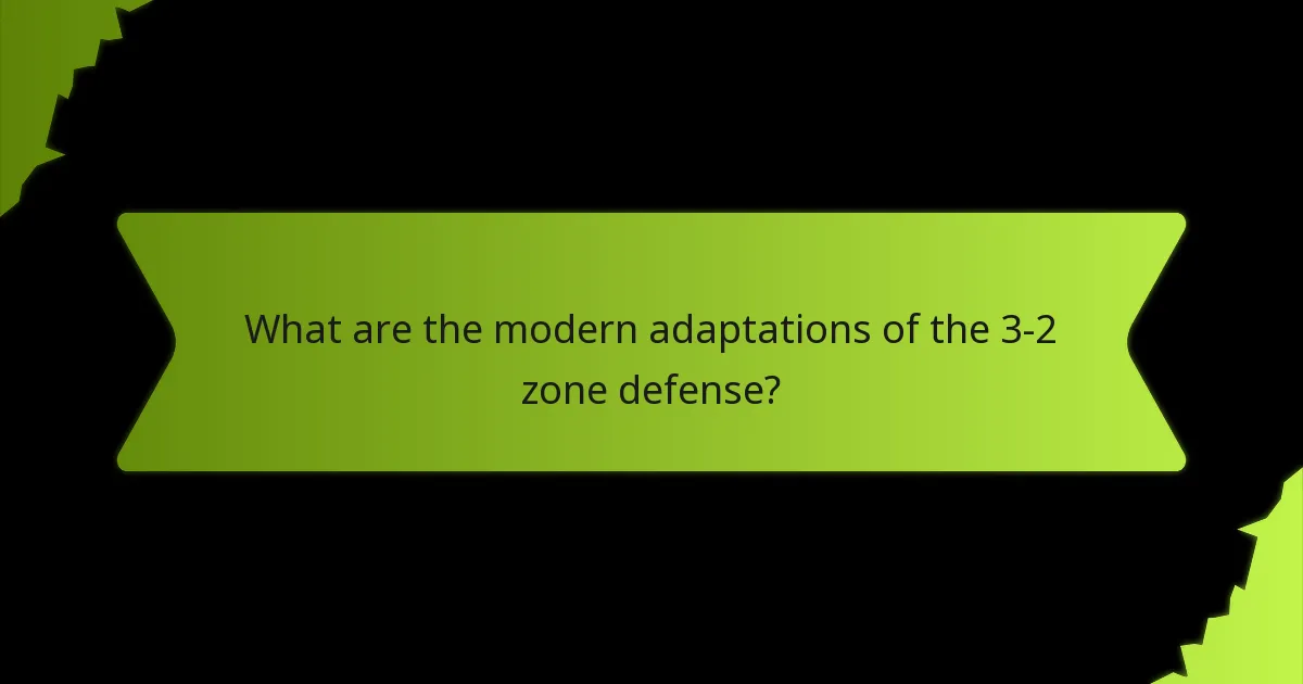 How does the 3-2 zone defense compare to other defensive strategies?