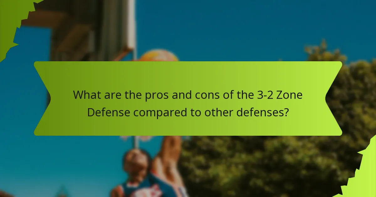 What are the tactical diversities of the 3-2 Zone Defense?
