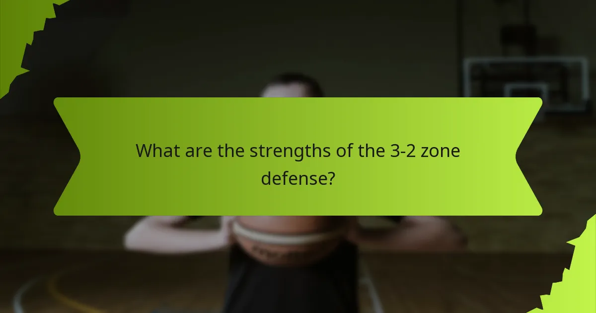 Which teams have effectively utilized the 3-2 zone defense?