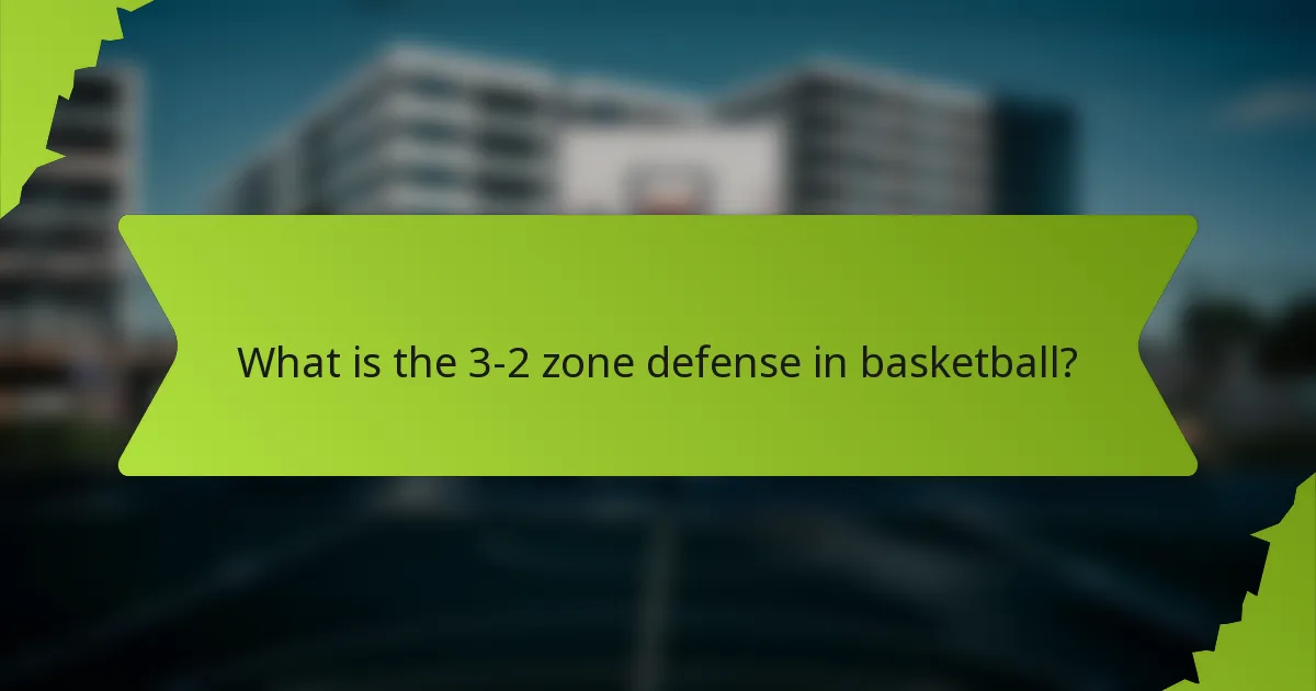 What teamwork techniques enhance the 3-2 Zone Defense?