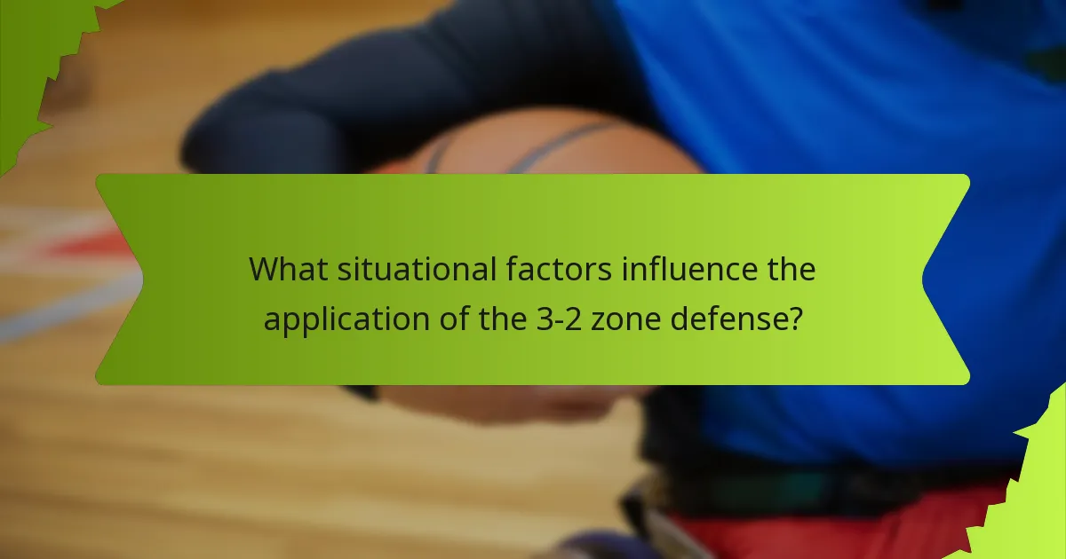 Which are the advantages and disadvantages of the 3-2 zone defense compared to other defensive strategies?